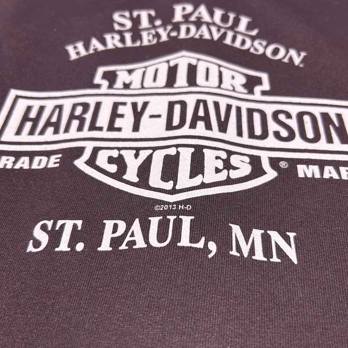 XL) 할리데이비슨 2013 보라색 후드집업 상품이미지7