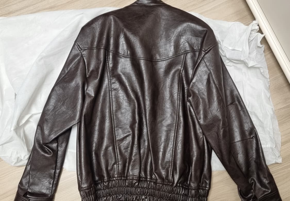 [S] 벨리에 에코레더 블루종 브라운 상품이미지5