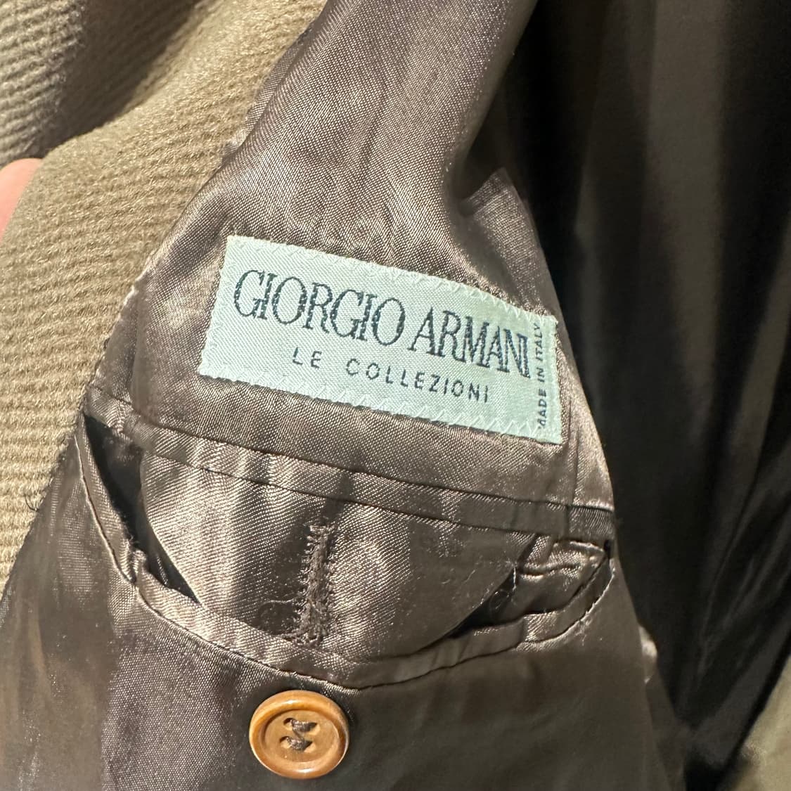 조르지오 아르마니 알파카 헤비 발마칸 코트 상품이미지7