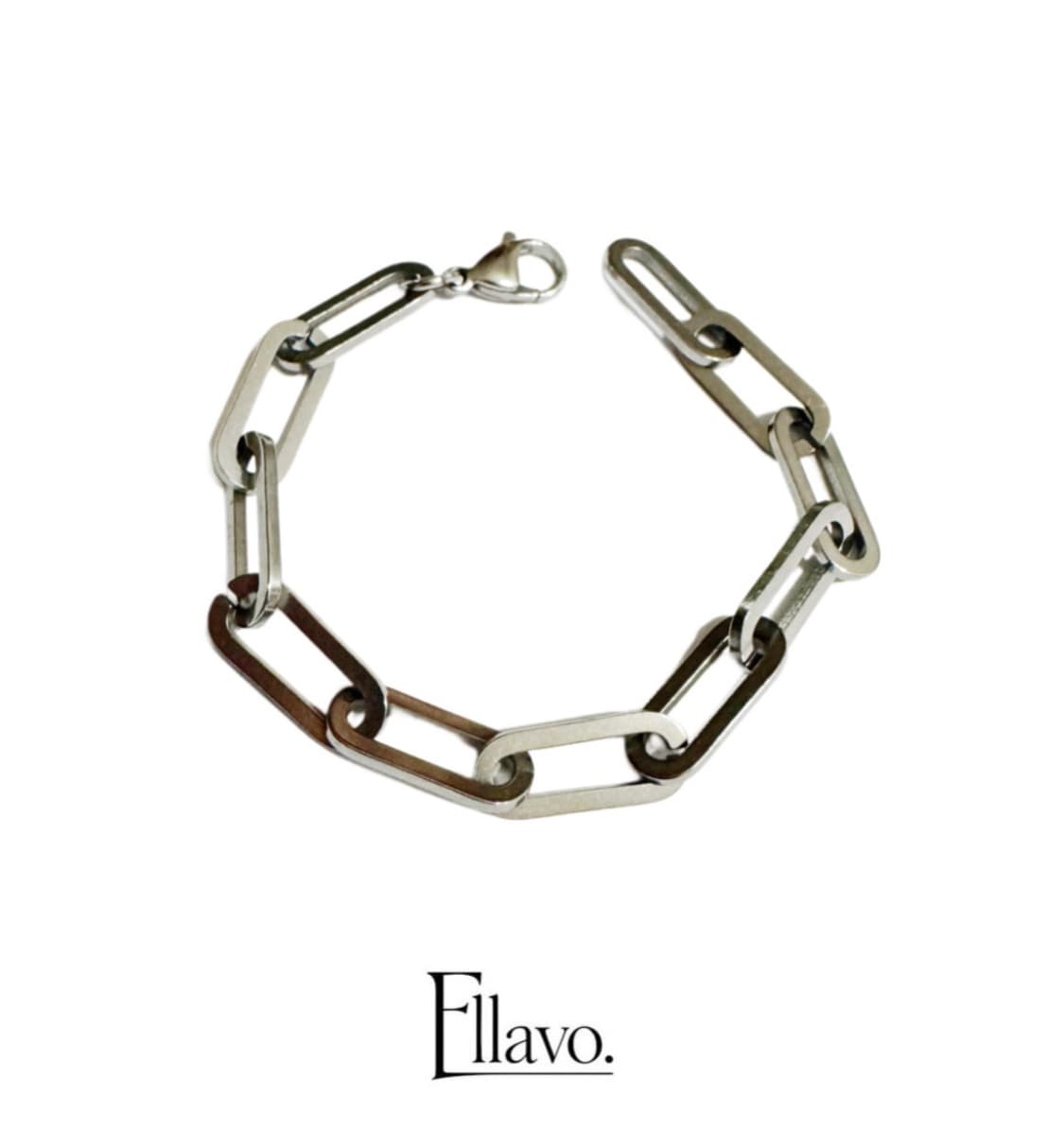 Ellavo square Chain Bracelet 상품이미지3