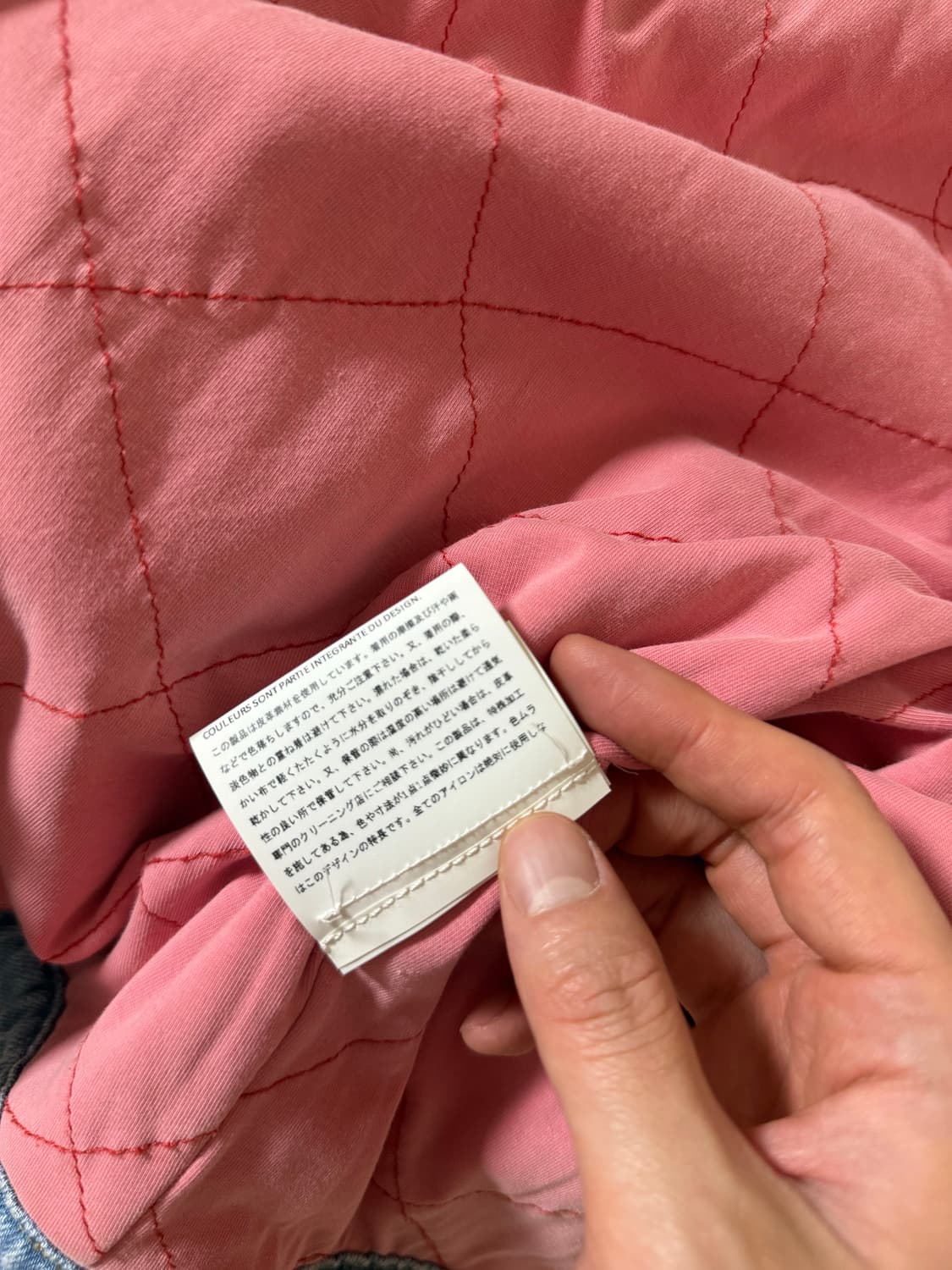 ERL 퍼 카라 데님자켓 (S) 상품이미지5