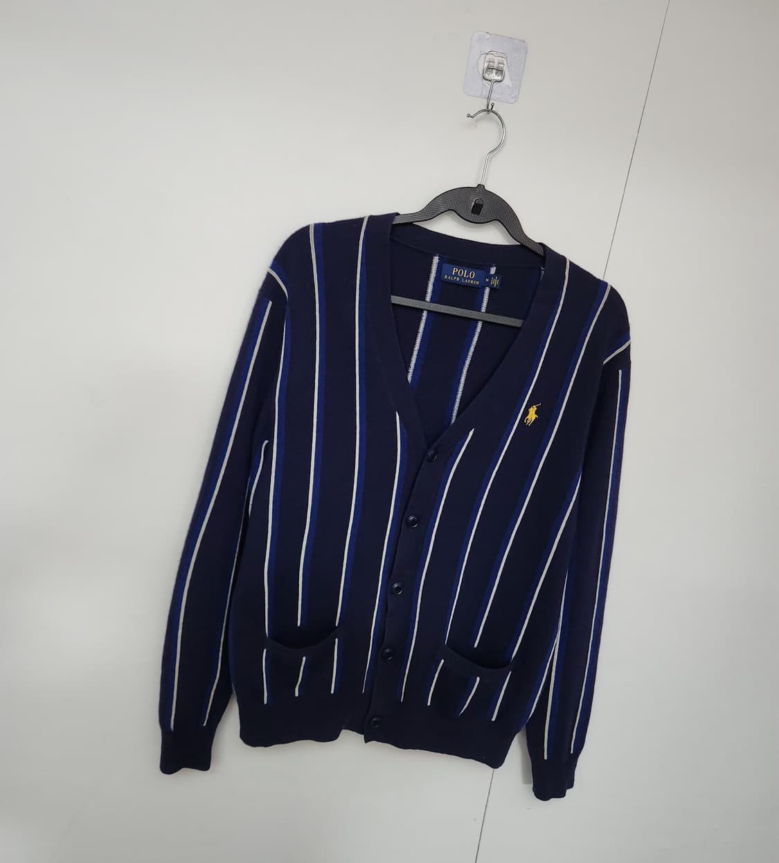폴로랄프로렌 100 캐시미어가디건 브이넥가디건 스트리이프가디건 상품이미지4