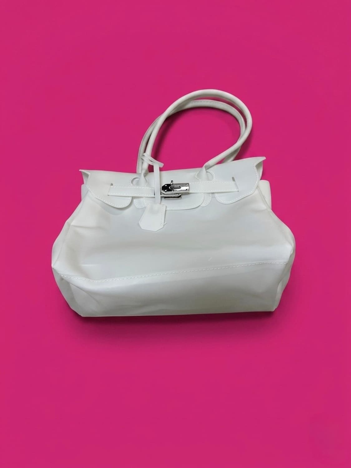키키 젤리백  버킨젤리 퍼킨백 white 상품이미지2