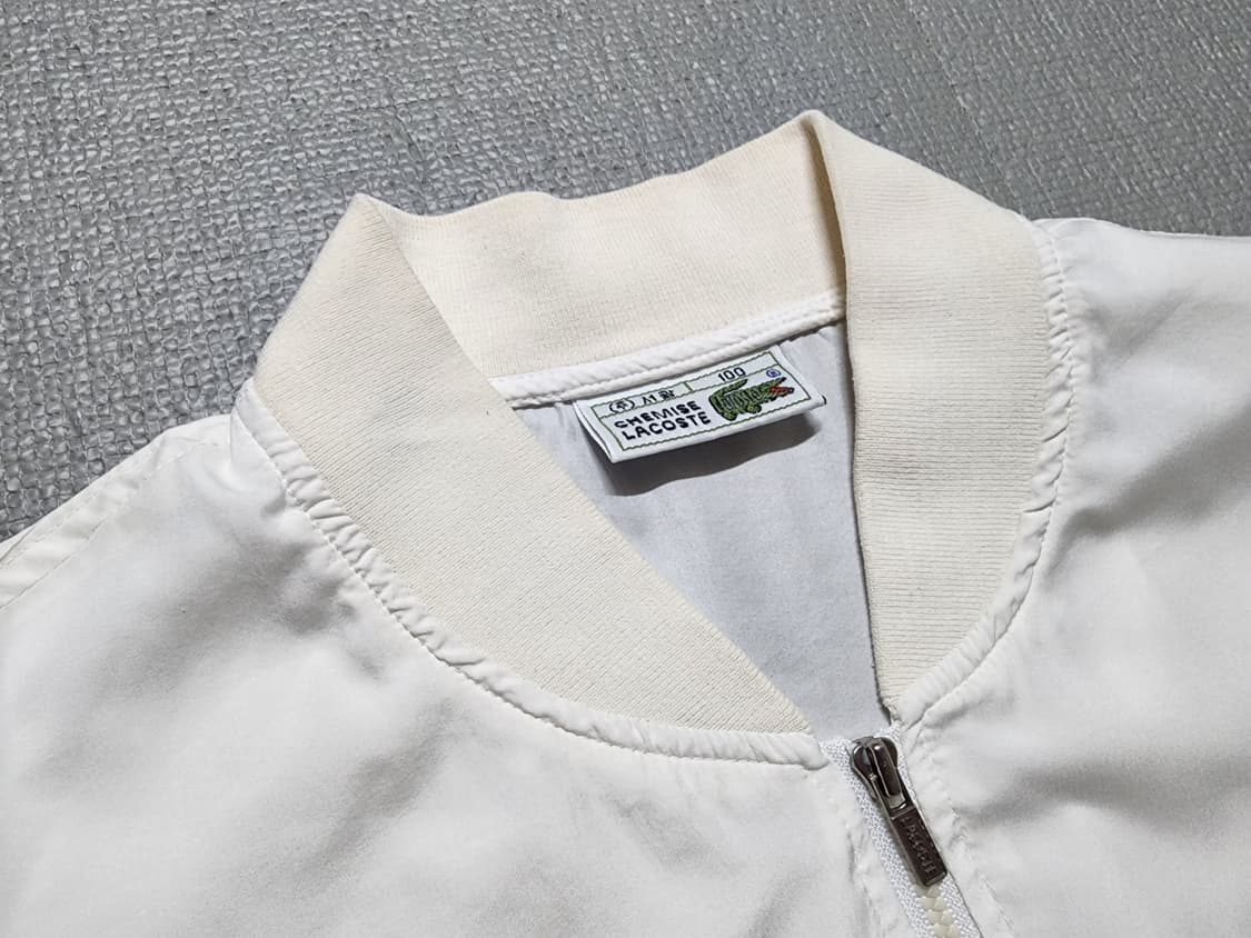 빈티지 서광 라코스테 화이트 올드스쿨 바람막이 자켓 공용 상품이미지9