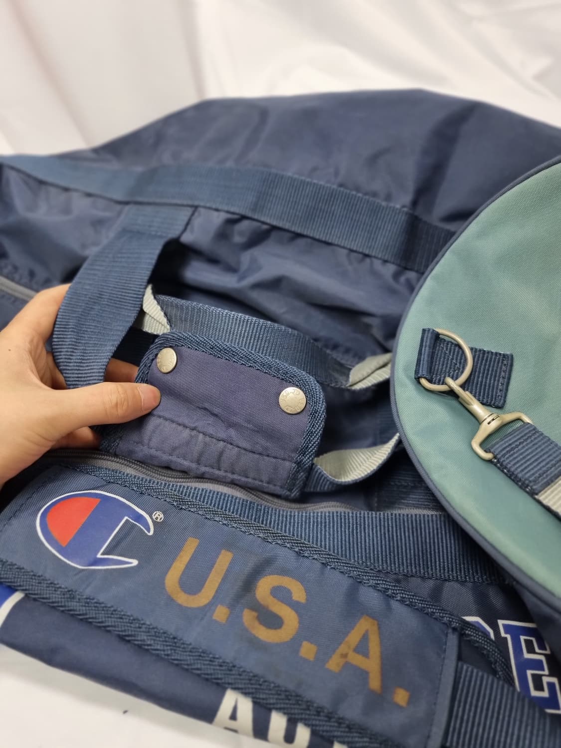 챔피온 90s 빅로고 올드스쿨 더플백 보스턴백 가방 크로스백 상품이미지4