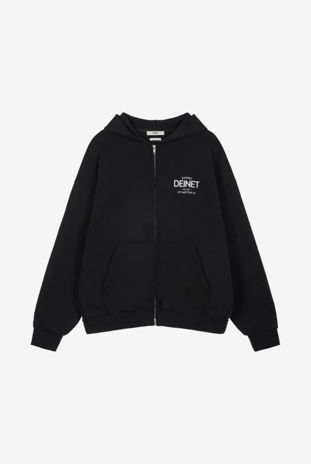 다이닛 LOST IN SYDNEY ZIP-UP HOODIE IN BLAC 상품이미지1