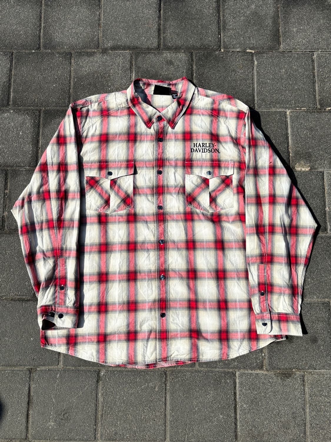 할리데이비슨 긴팔 체크 셔츠  상품이미지6