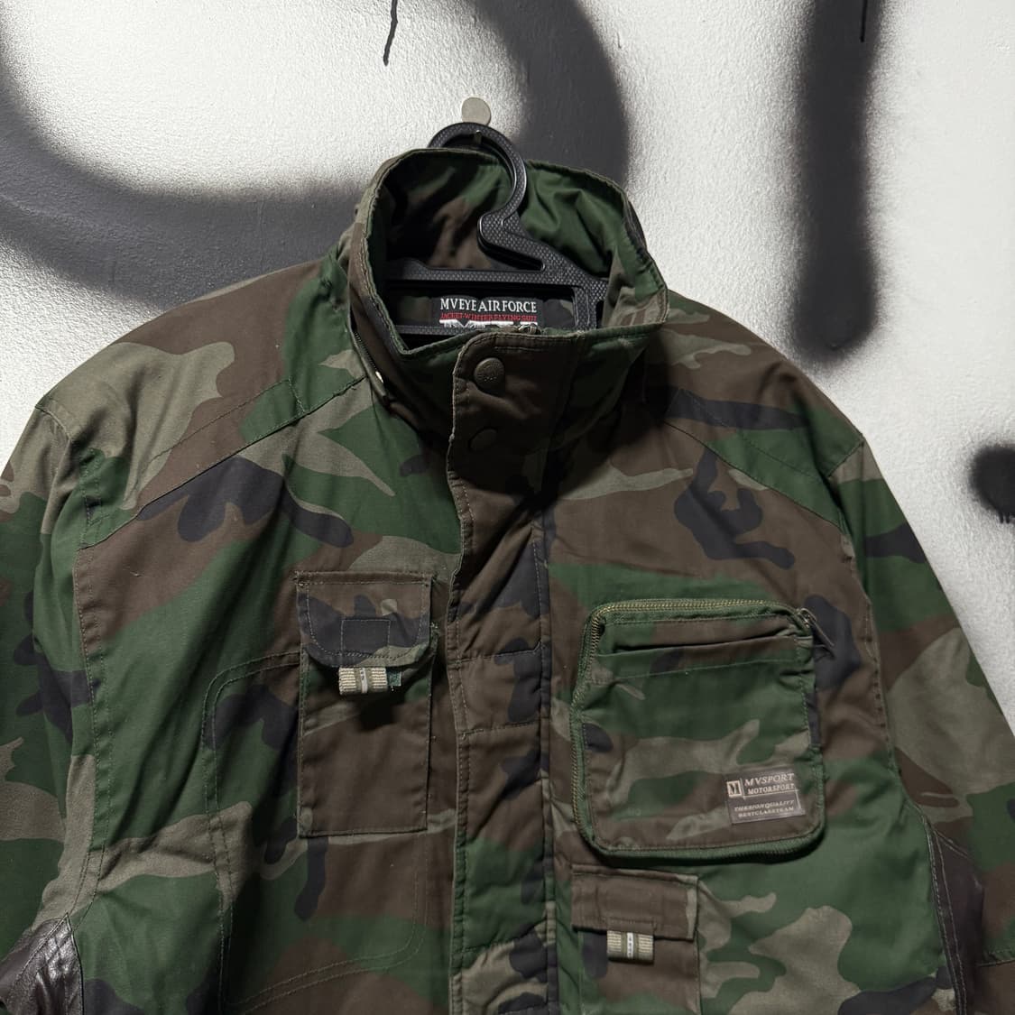 USA 빈티지 밀리터리 풀 카모 멀티포켓 유틸리티 필드 자켓 상품이미지3