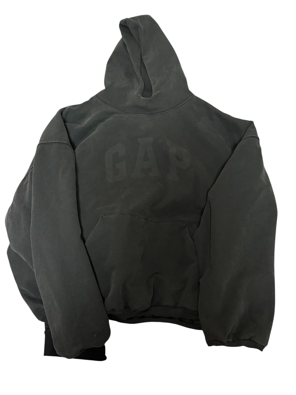 이지 갭 엔지니어드 바이 발렌시아가 도브 후드 워시드 블랙 L 상품이미지1