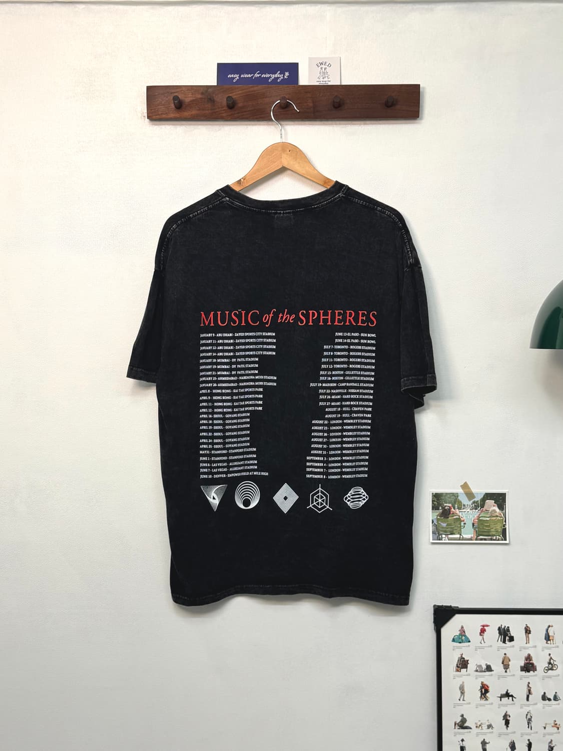 Cold Play Alien Radio T-shirt/T96 상품이미지2