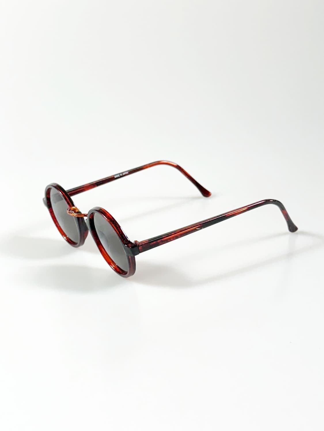 90s 일본제 다크호피 라운드 보스톤 빈티지 선글라스 상품이미지3