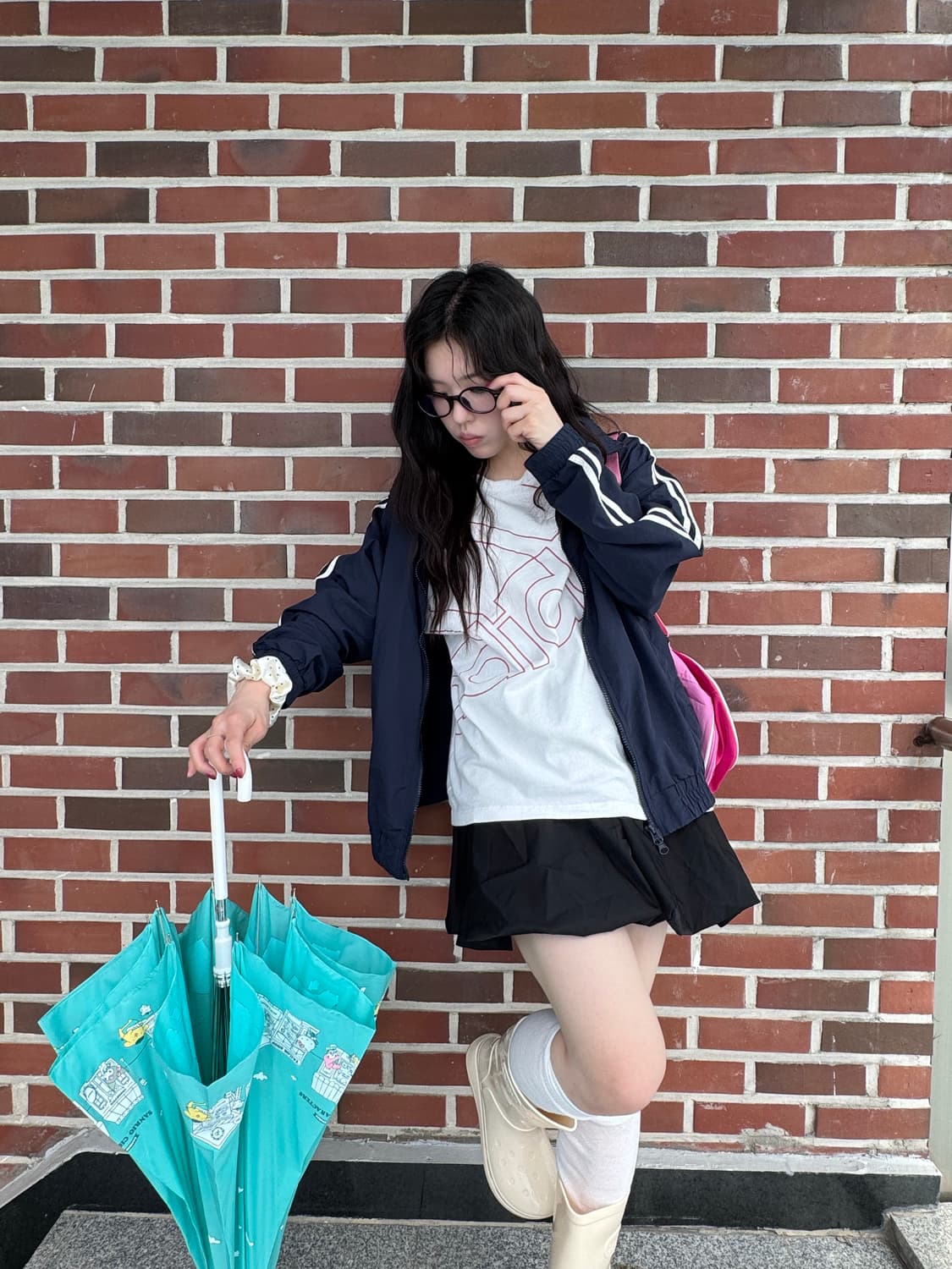 장마철 아일릿코어 빈티지 코디세트 3pcs 상품이미지2