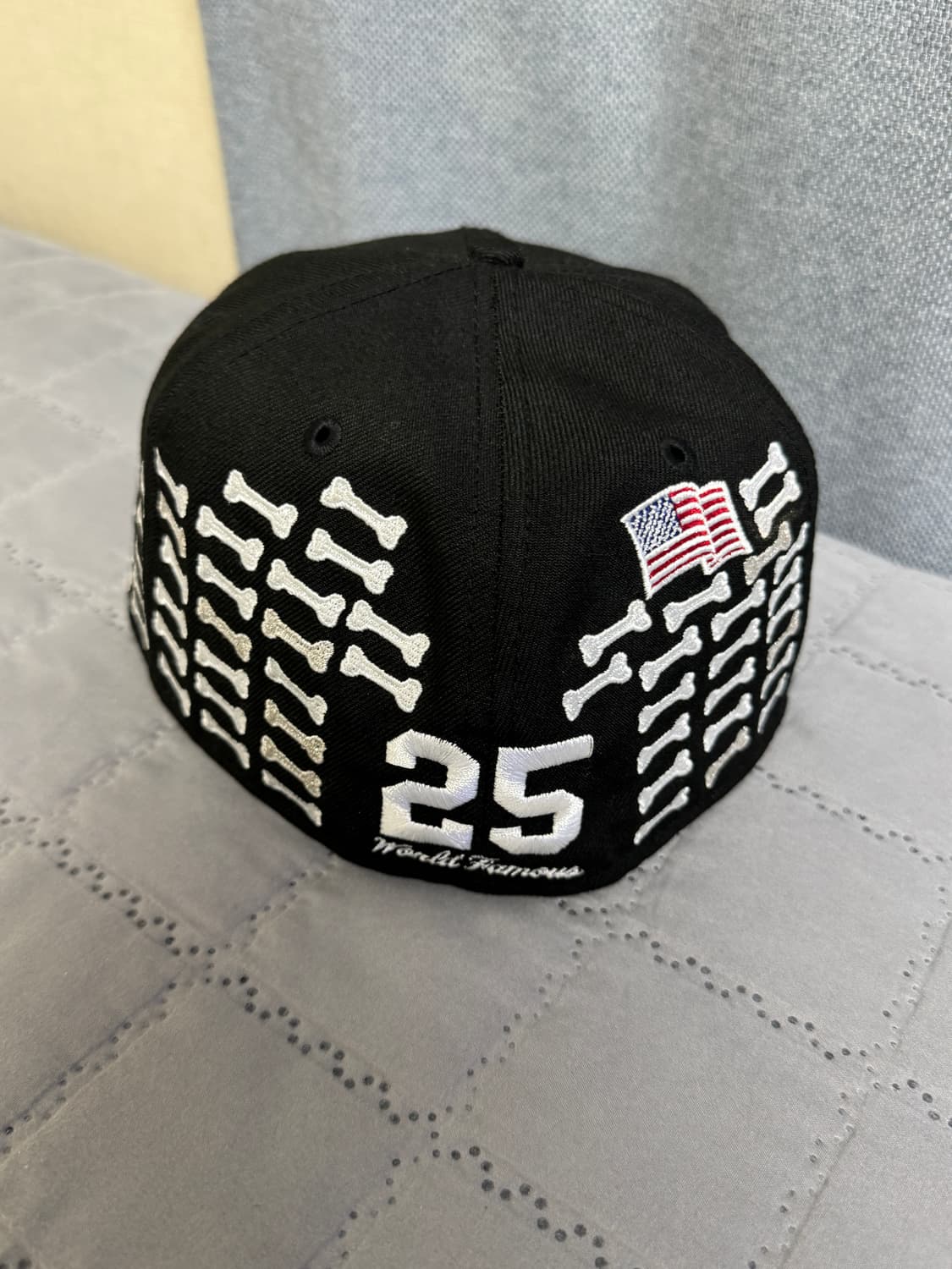 슈프림 본즈 박스로고 뉴에라 블랙  상품이미지6