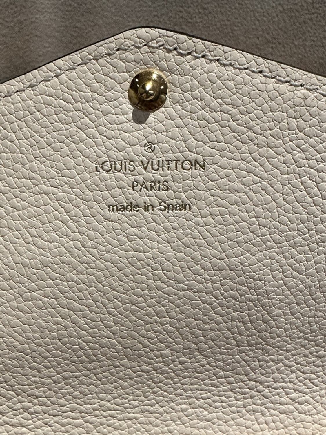 [정품] 루이비통 엠보 모노그램 아이보리 장지갑 풀구성품 상품이미지5