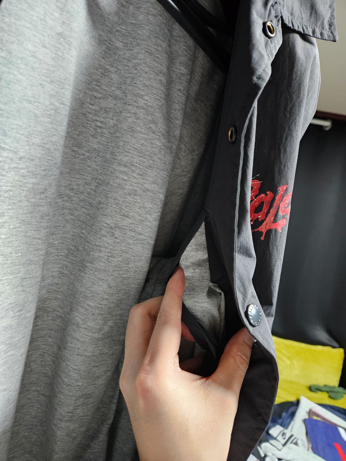 팔라스 스크래치 코치자켓 블랙 M 상품이미지6