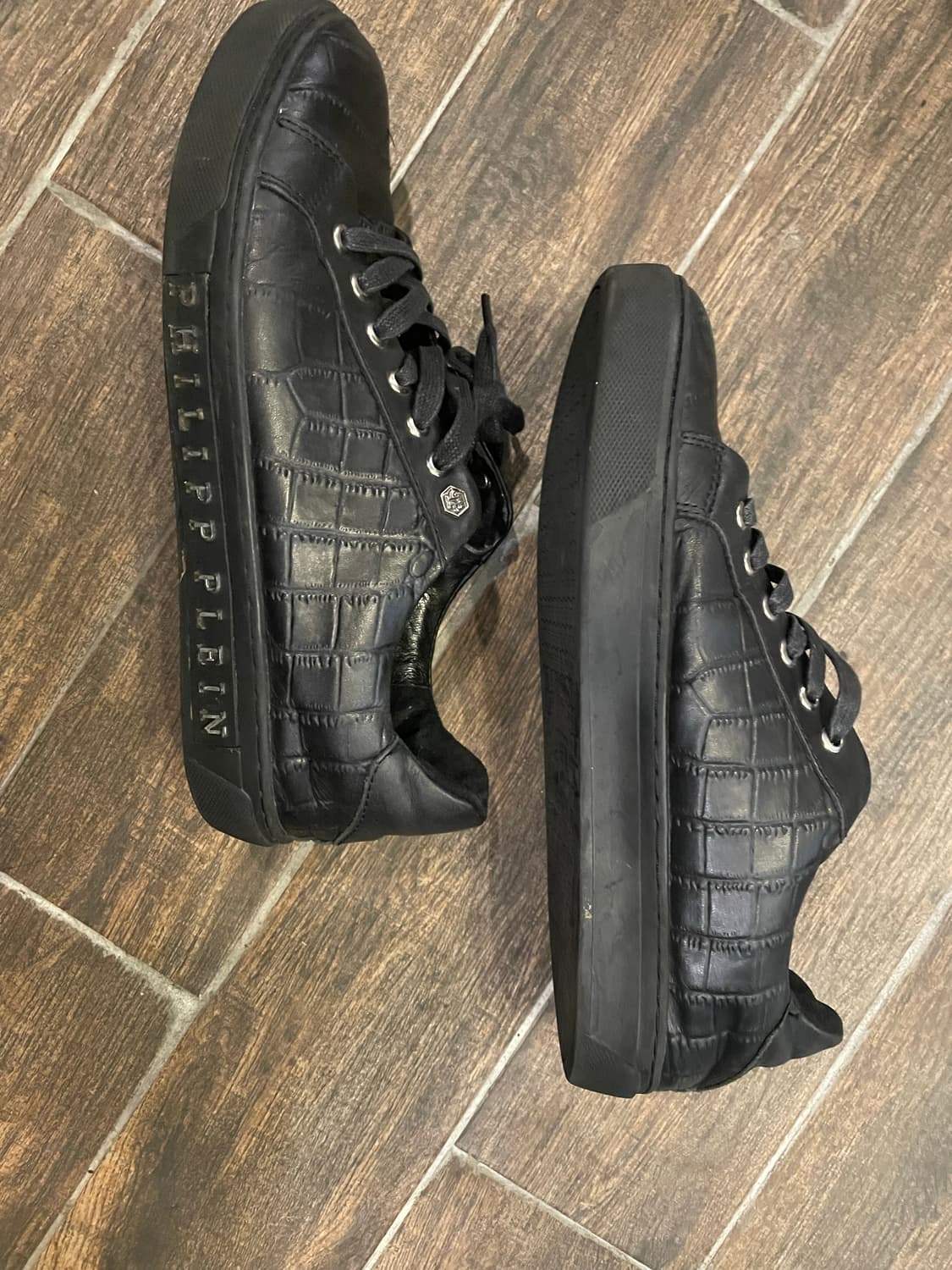 필립플레인 블랙 크로커 스니커즈41사이즈 상품이미지2