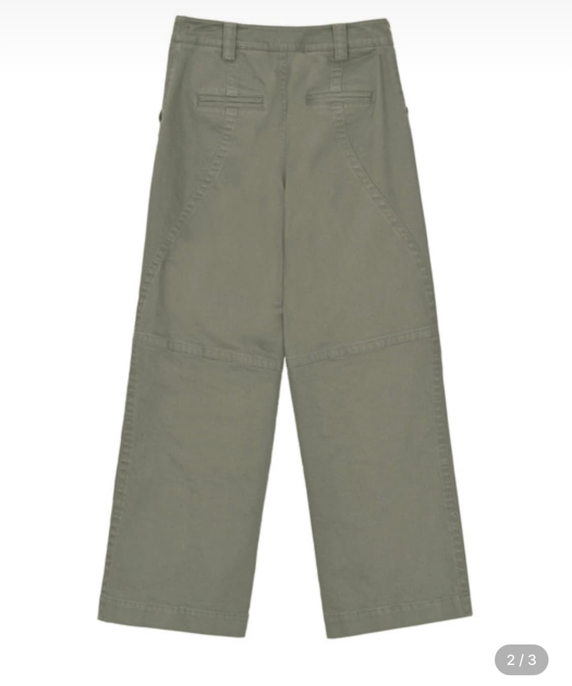 [COSMOSS] CURVED LINE WASHED DENIM PANTS 상품이미지2