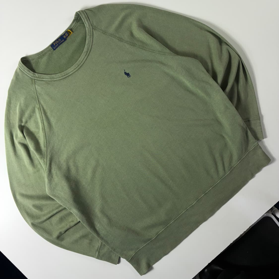 Polo  폴로 랄프로렌 신형 자수 코튼 워시드 카키 슬리브 상품이미지2
