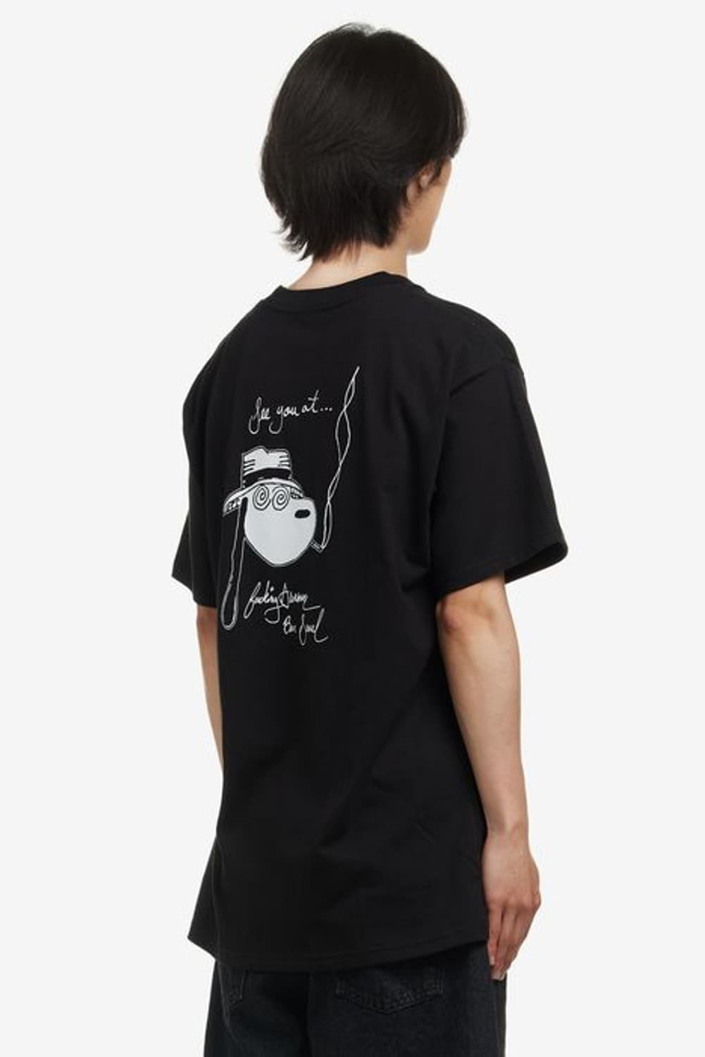 퍼킹어썸 SPIKE KOREA STORE TEE BLACK m 상품이미지2