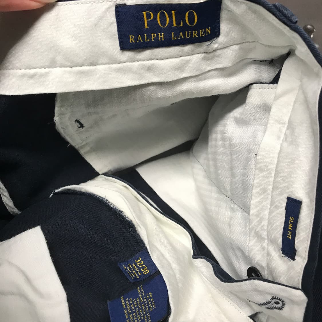 폴로 랄프로렌 네이비 치노 팬츠 32/30 상품이미지6