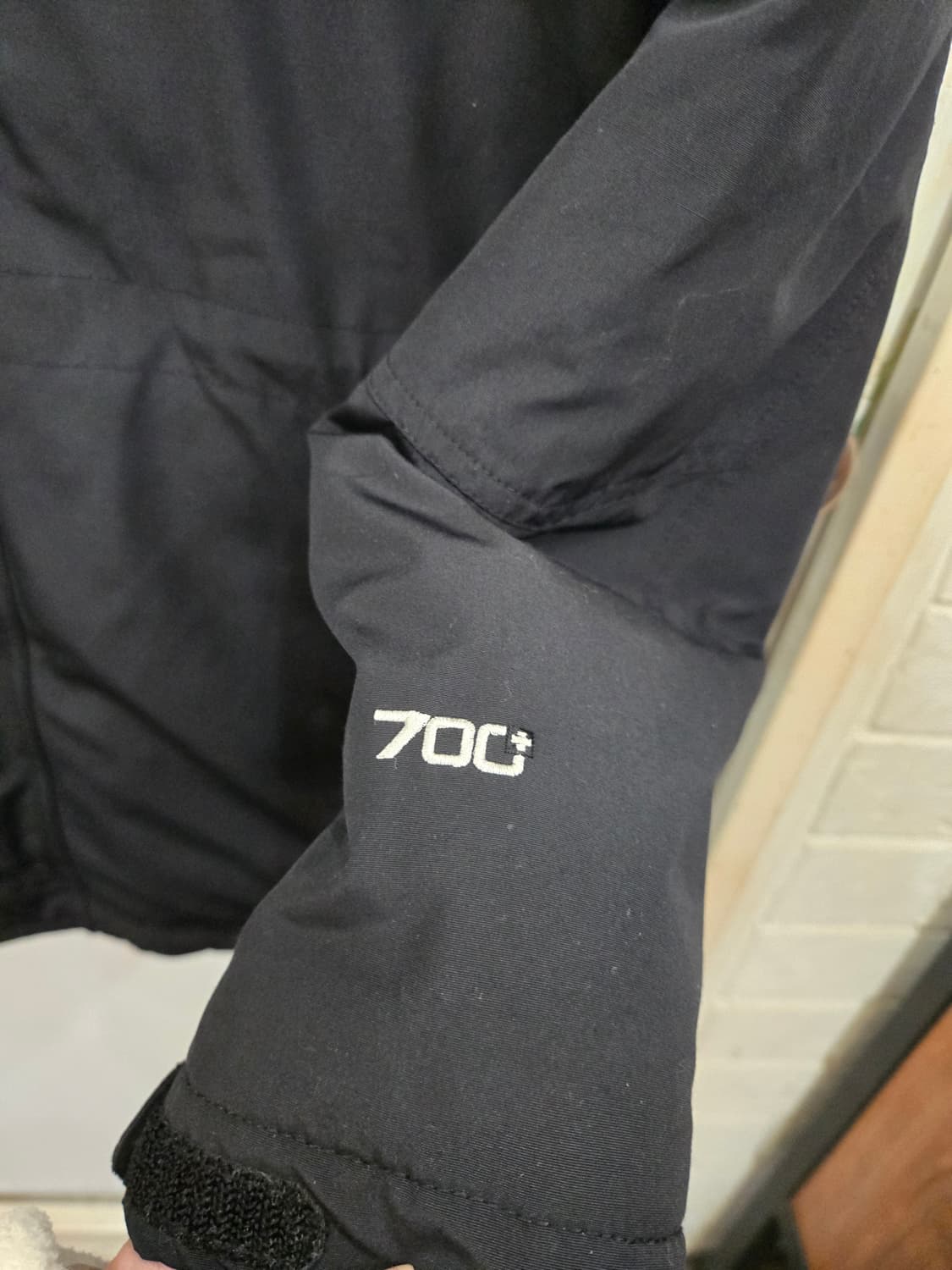 M,95)) EiDER 아이더 700 패딩! 블랙&화이트! 상태 굿~ 상품이미지3