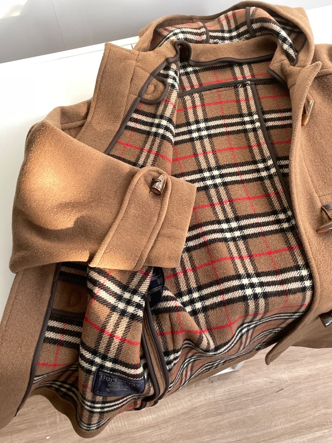 버버리 카멜 더플 코트 상품이미지1