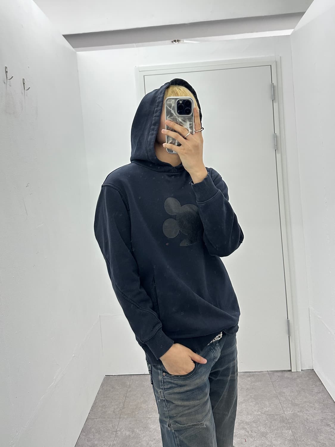 Disney glossy Mickey Mouse hood 상품이미지1