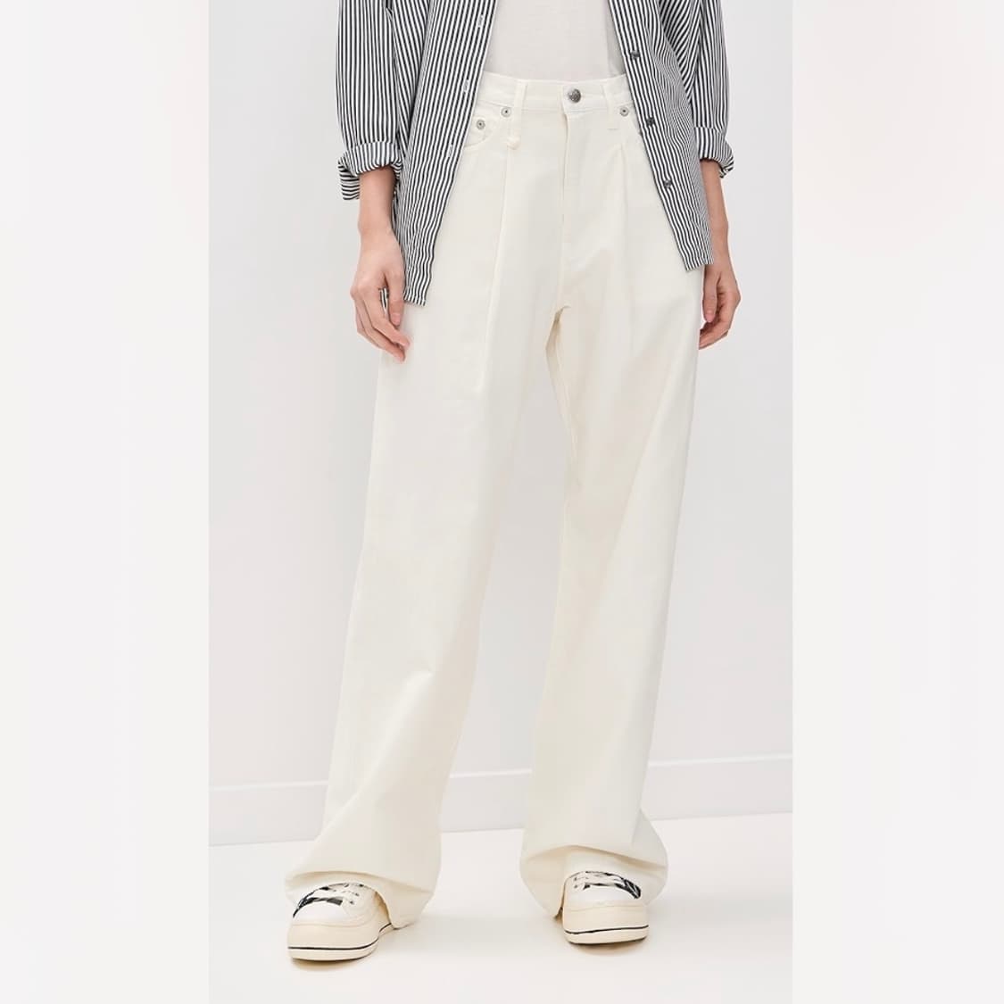 R13 데이먼 팬츠 아이보리 26 상품이미지2