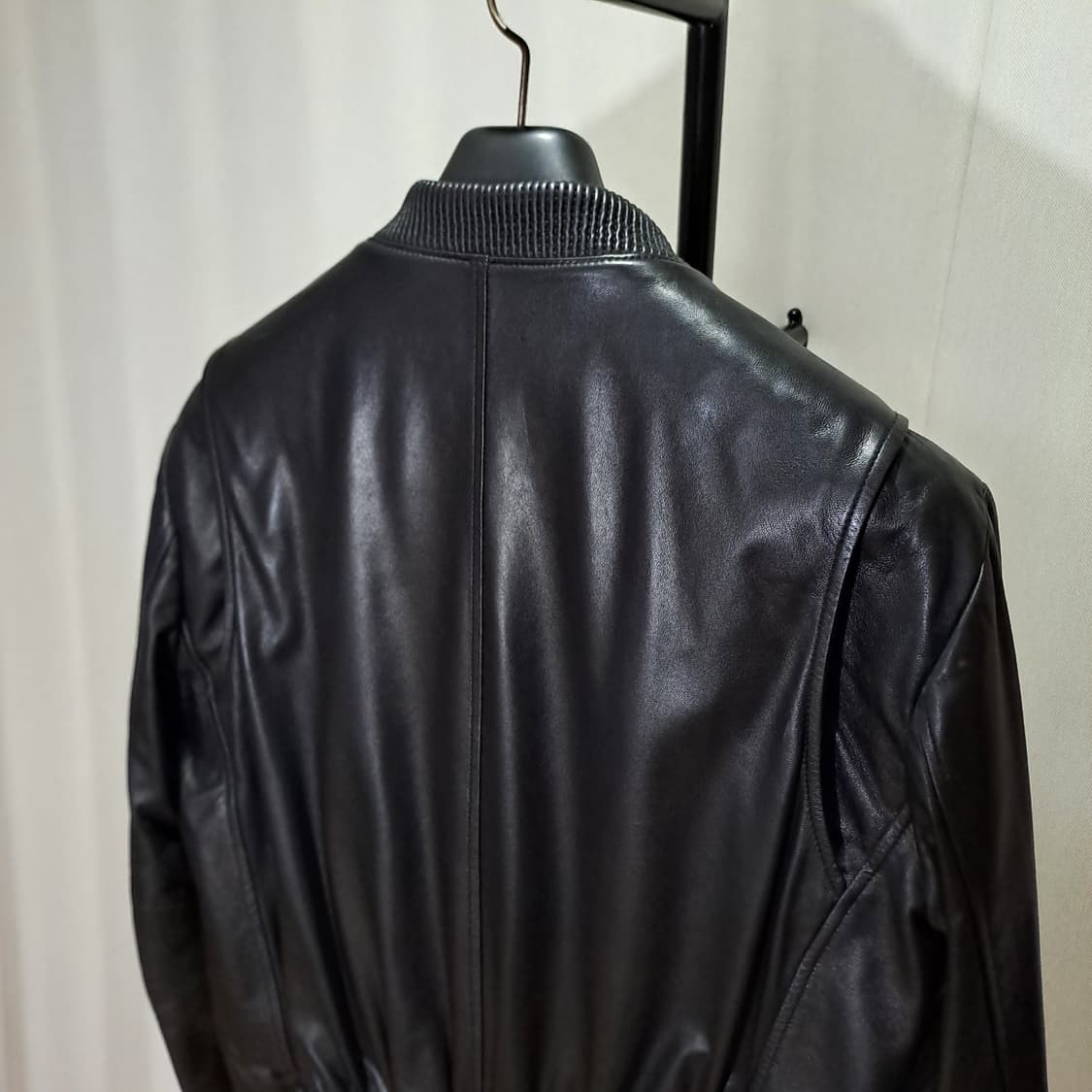 (택포) 엠비오 캐시미어 혼용 양가죽 자켓 100 B644 상품이미지6