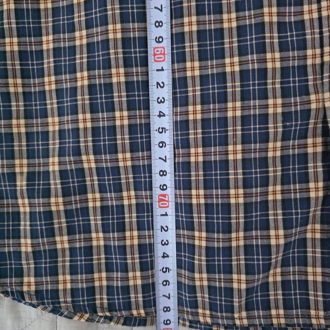 [2XL] 빈티지 WCC 웨스트 코스트 차퍼스 체크 셔츠 오렌지 베이스 상품이미지9