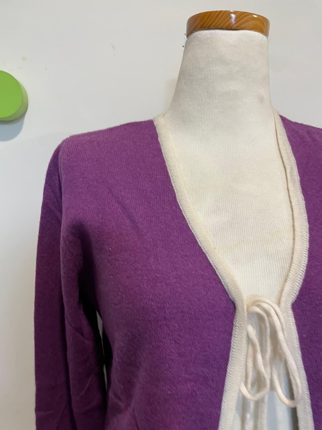 새상품 카프라 capra 캐시미어100% 가디건 상품이미지4