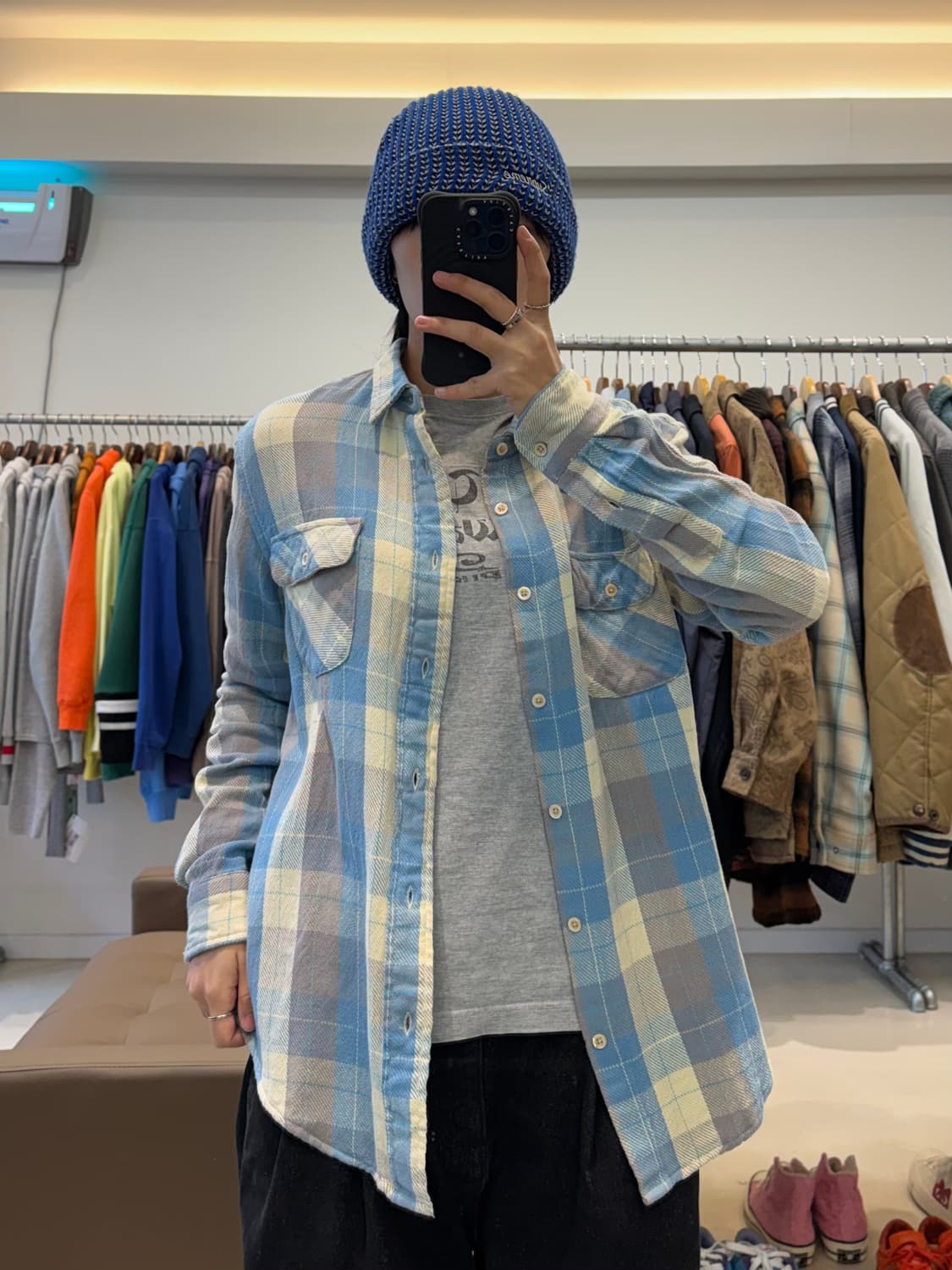 리바이스 웨스턴 체크 셔츠 상품이미지6