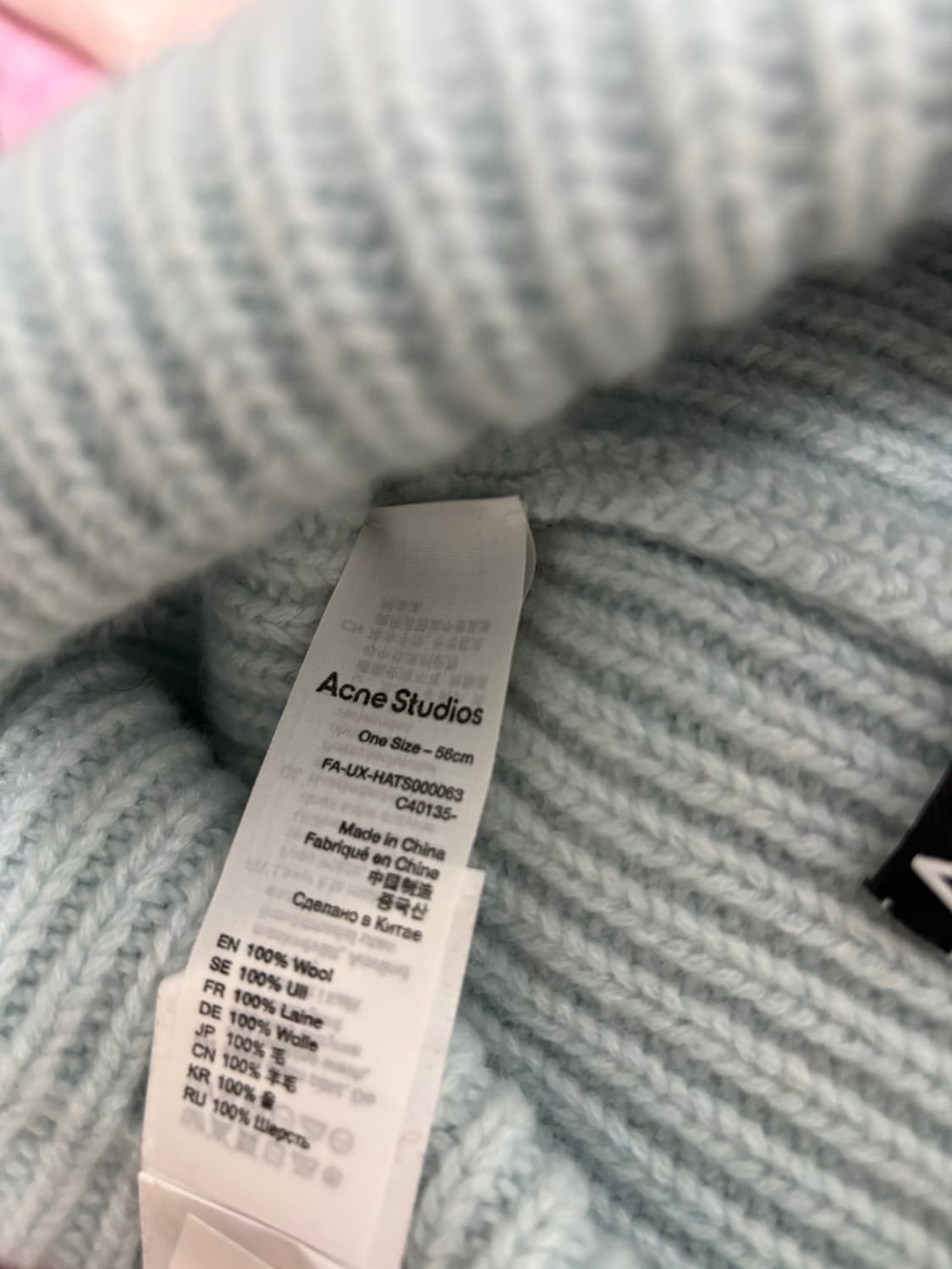 아크네 스튜디오 비니 상품이미지3