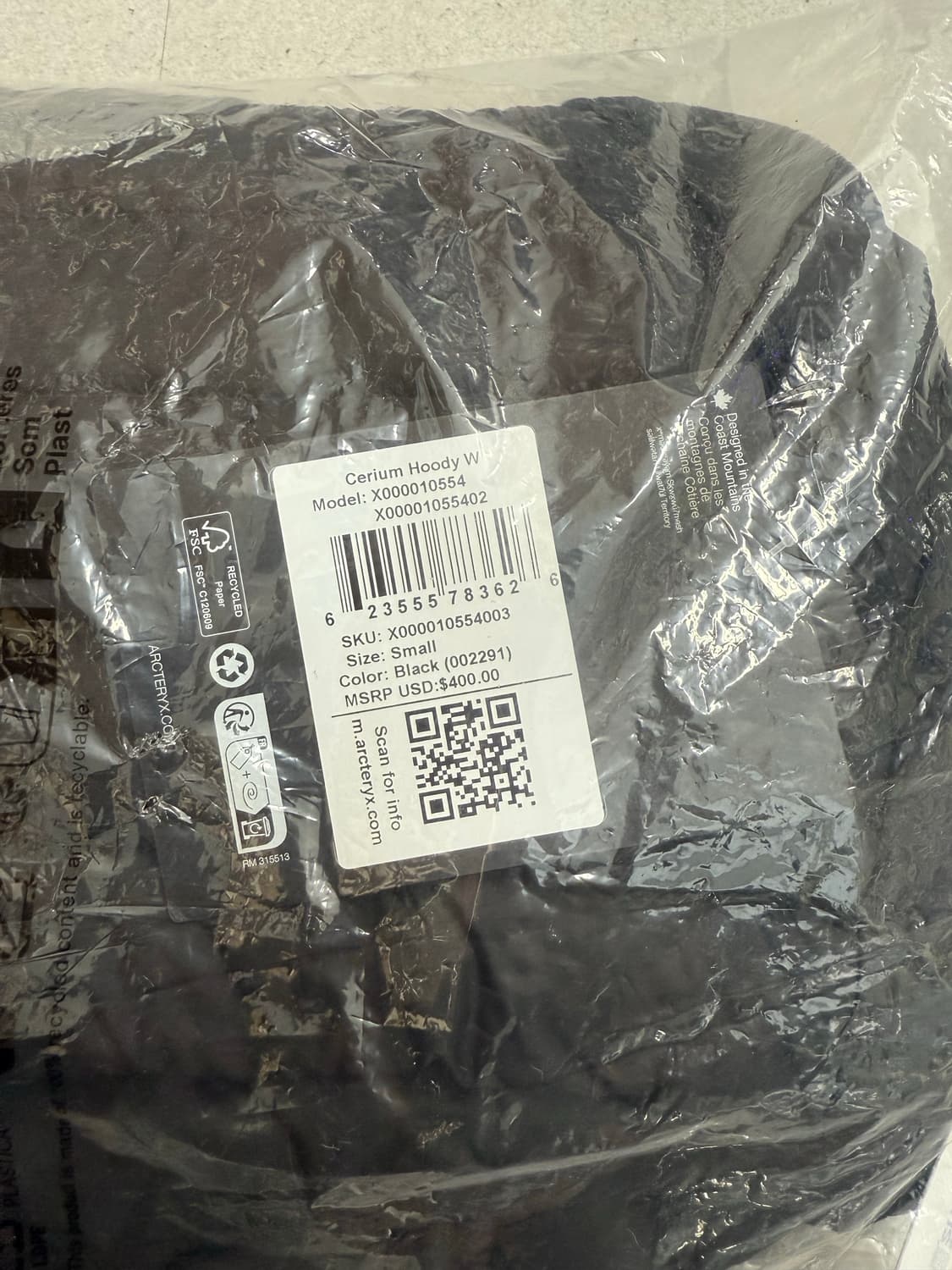 아크테릭스 세륨 후디(W) 우먼즈S 상품이미지3