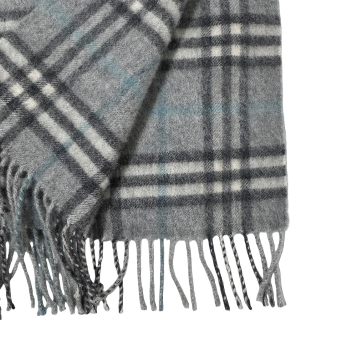 정품 신형 버버리 노바체크 캐시미어 그레이 머플러 상품이미지3