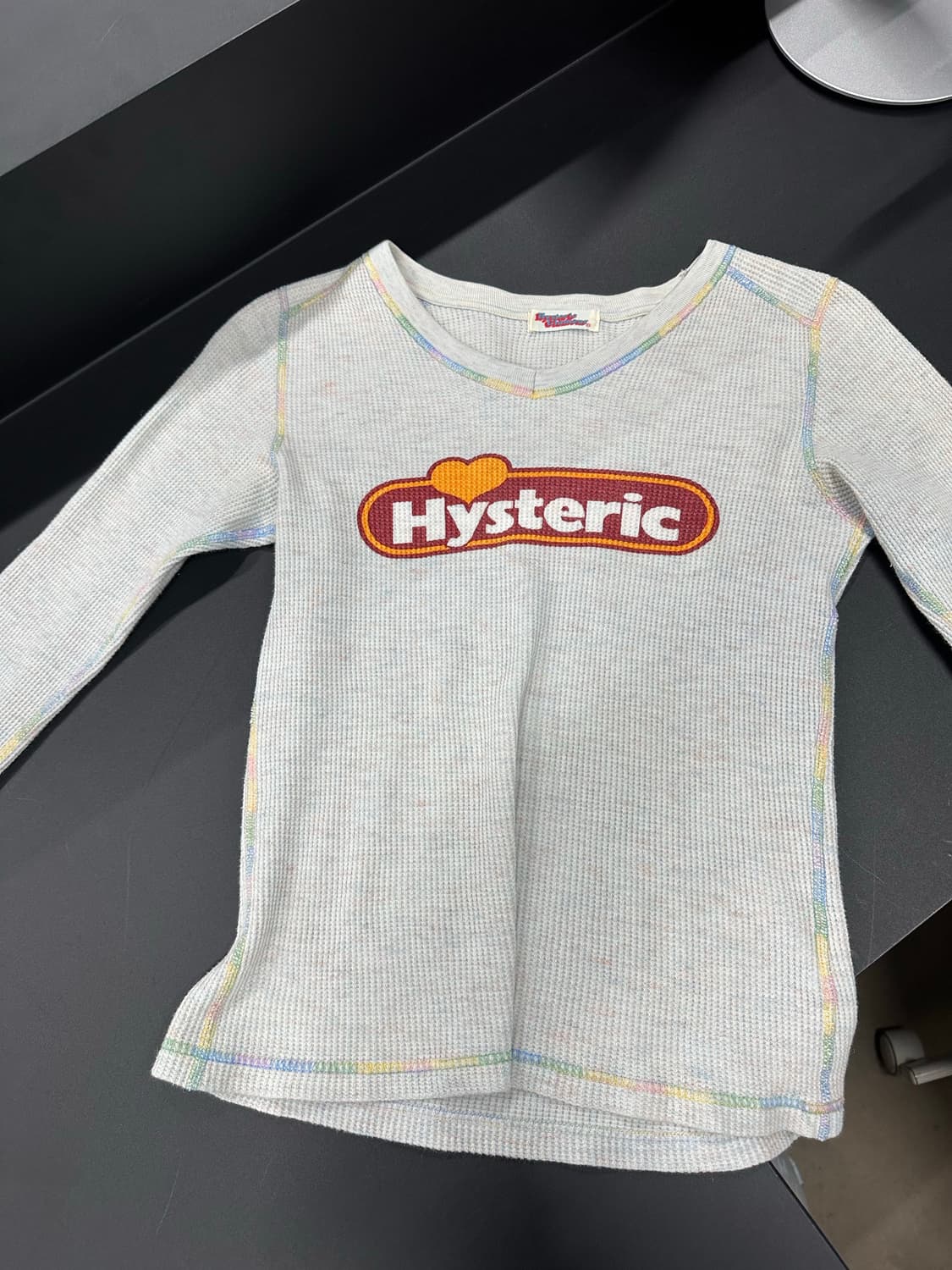 히스테릭 글래머 슬림핏 글리터 골지 니트 상품이미지3