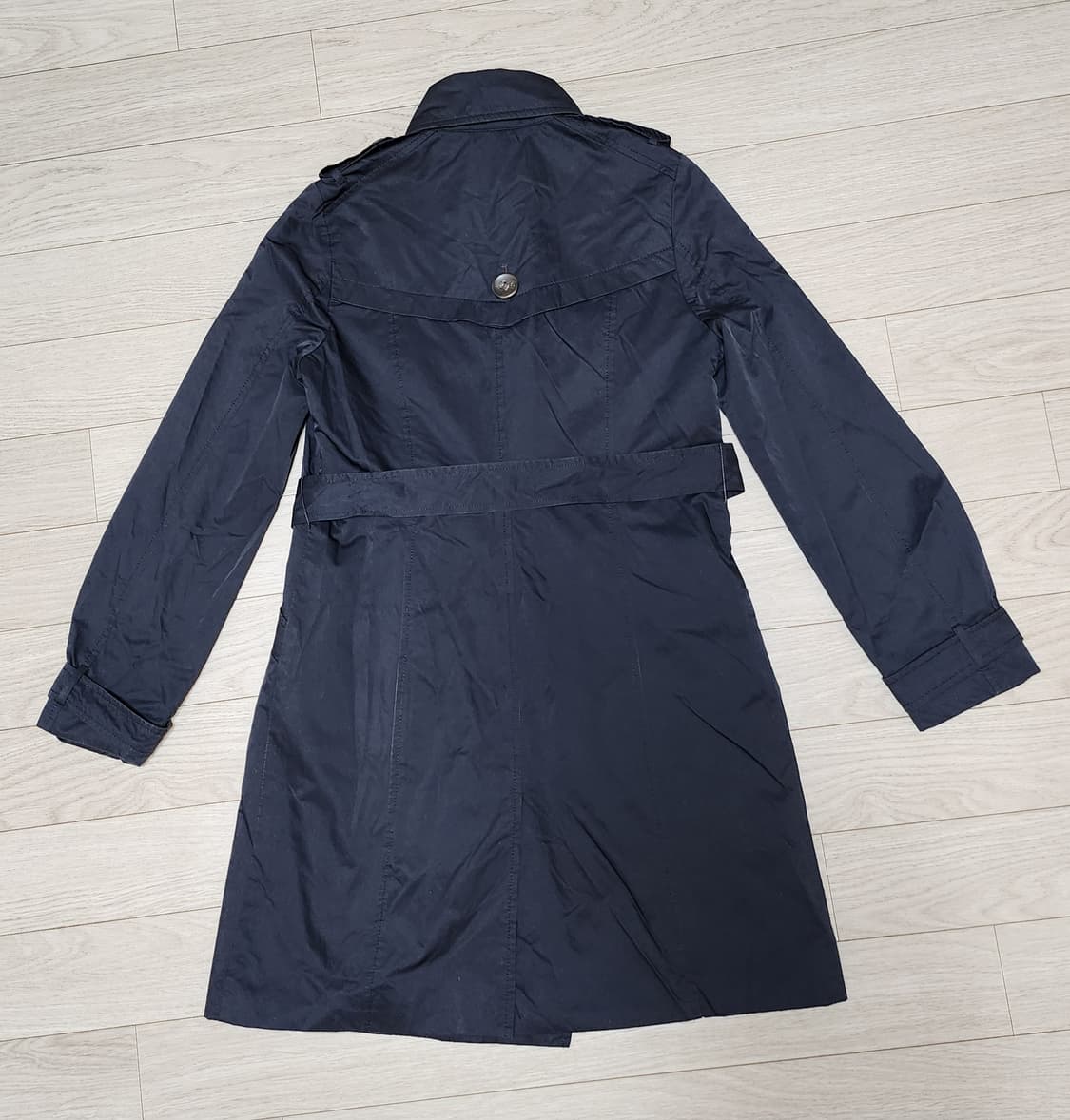 VISIT in NEWYORK 브랜드 차콜네이비  트렌치 상품이미지2