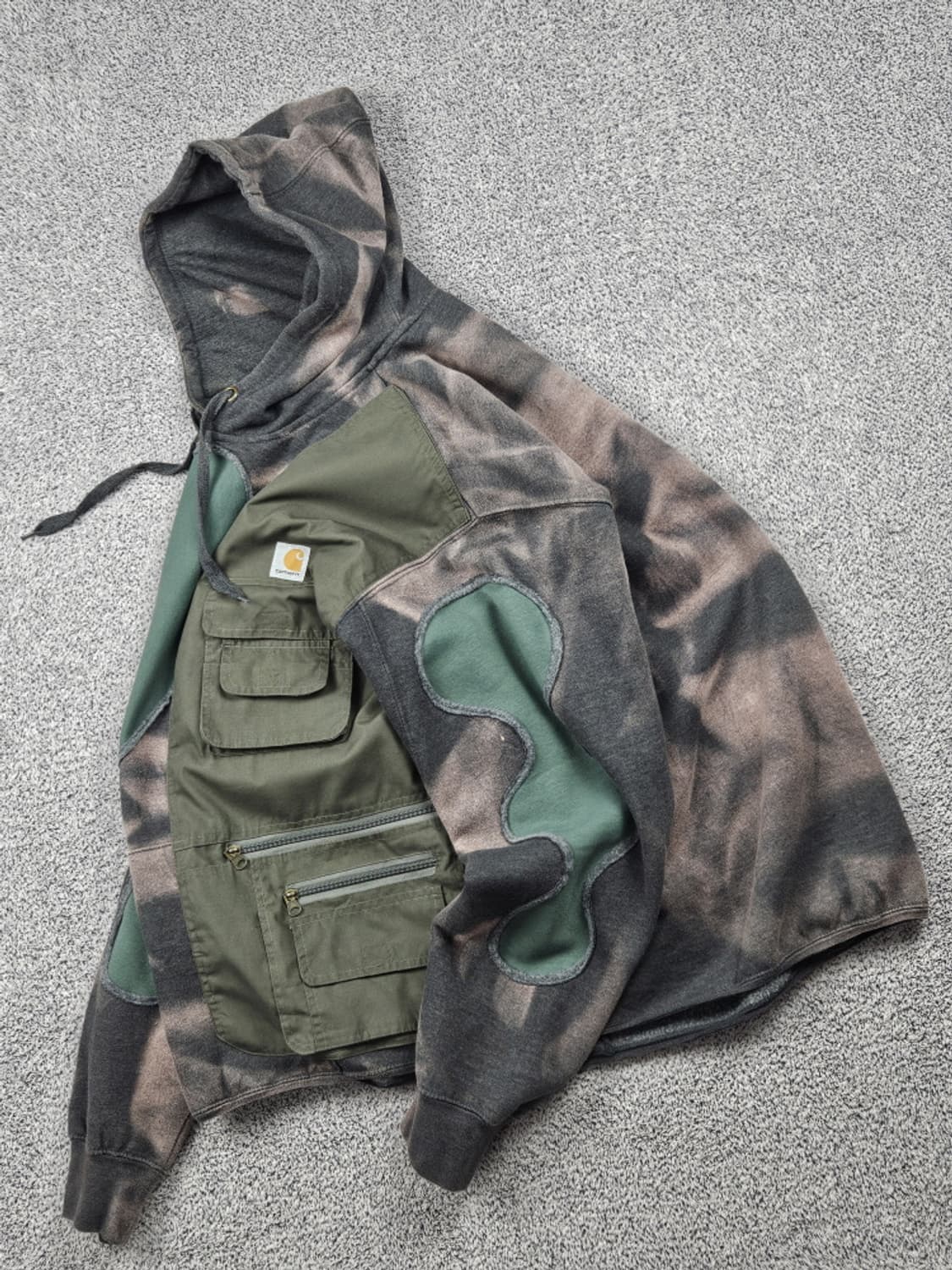 칼하트 X NFL 다잉워싱 포켓베스트 커스텀 후디 (상세설명)/10287 상품이미지3