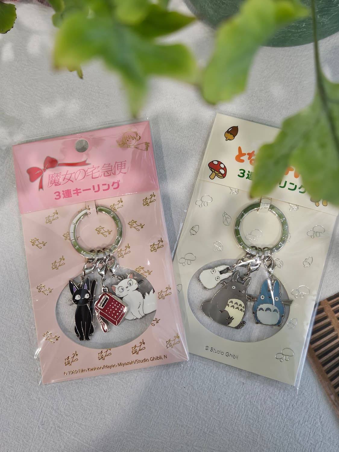 (정품)지브리 토토로 마녀배달부 키키 지지고양이 메탈 키링 키홀더 상품이미지1