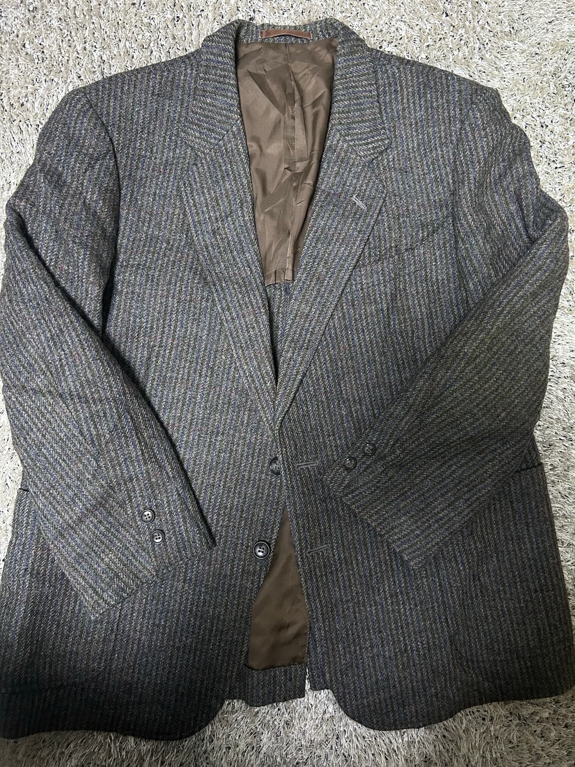 일본판 울 체크 블레이저 사이즈 100 상품이미지1