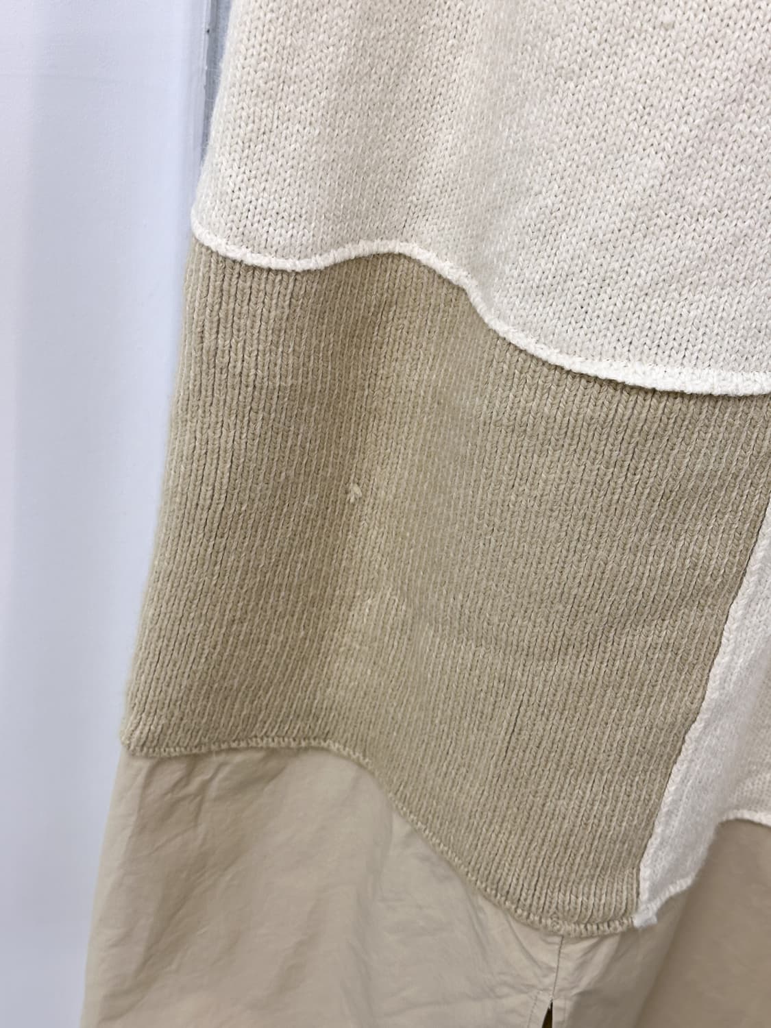 zara knit patchwork maxi skirt 상품이미지8
