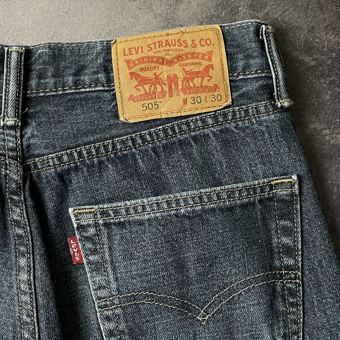 LEVI'S 리바이스505 빈티지 레귤러 스트레이트핏 데님팬츠 상품이미지7