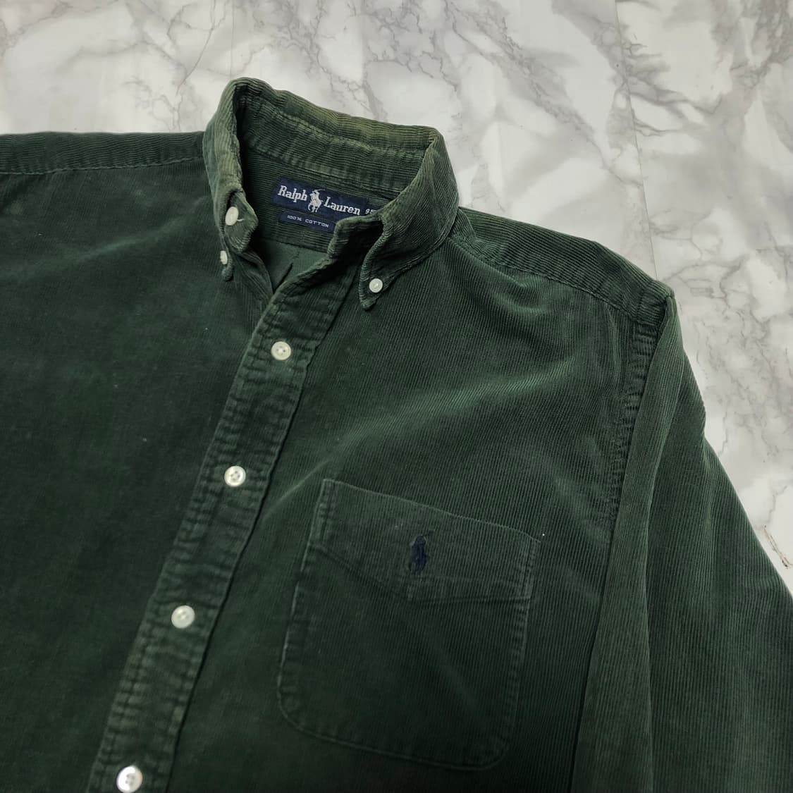 폴로 랄프로렌 코듀로이 셔츠 카키 상품이미지2