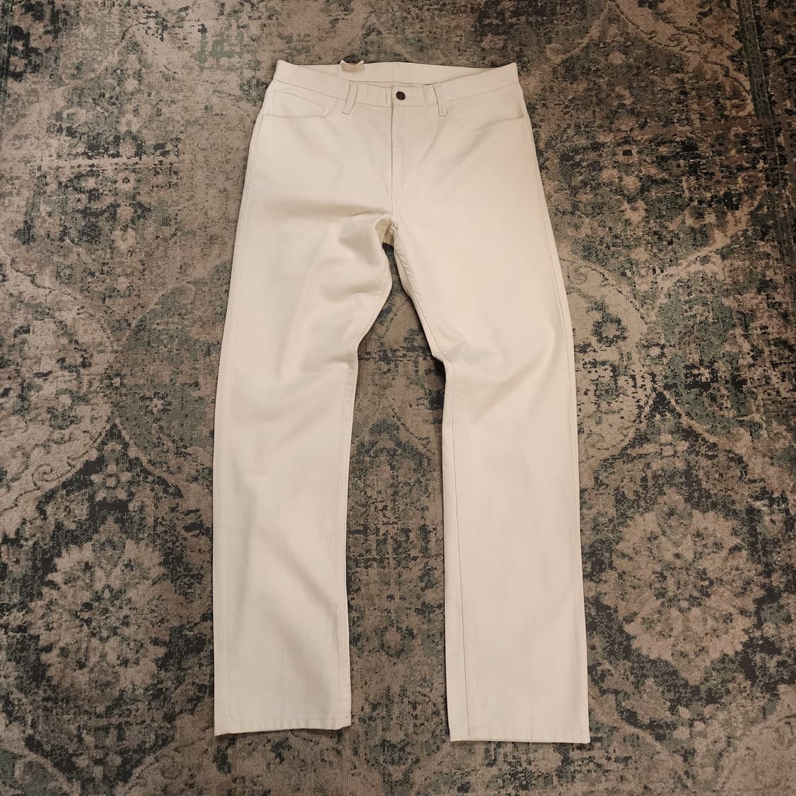 90s 오리지날 화이트탭 오프화이트 505데님팬츠 상품이미지2