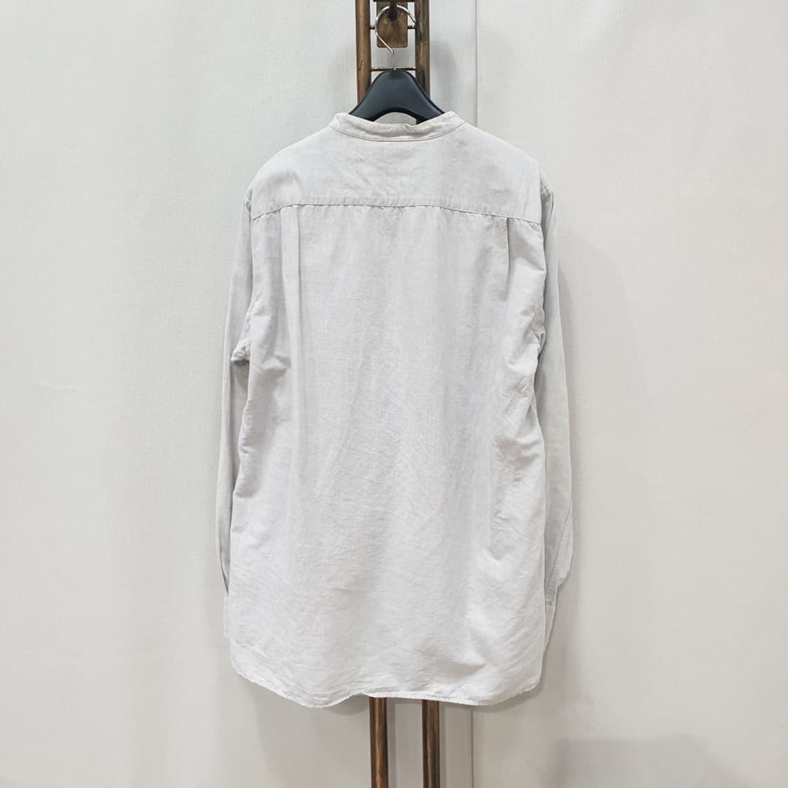 유니클로 린넨혼방 헨리넥셔츠 100 상품이미지4