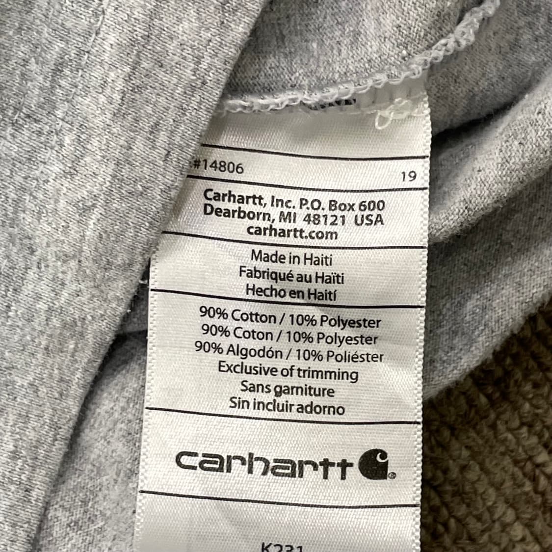 (S) Carhartt 칼하트 롱 슬리브 티셔츠  상품이미지4