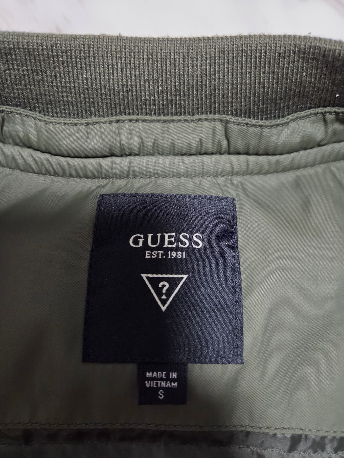 게스 공용 다운 항공자켓 상품이미지10