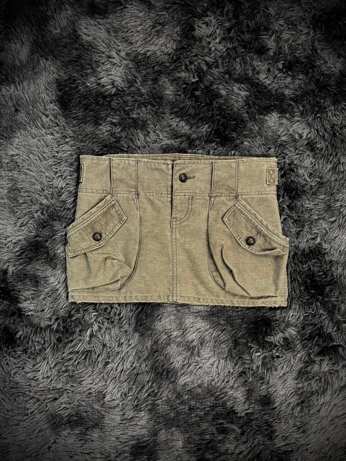 Ghost of Harlem 베이지 카고 숏스커트 상품이미지1