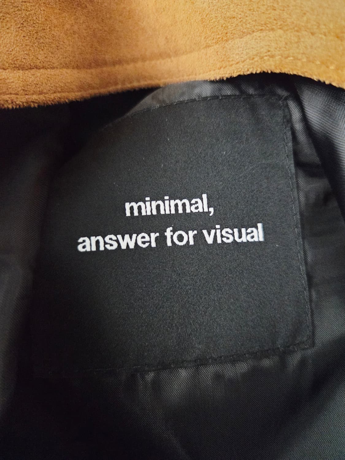 MINAV 미나브 스웨이드 브라운 자켓_L 상품이미지7