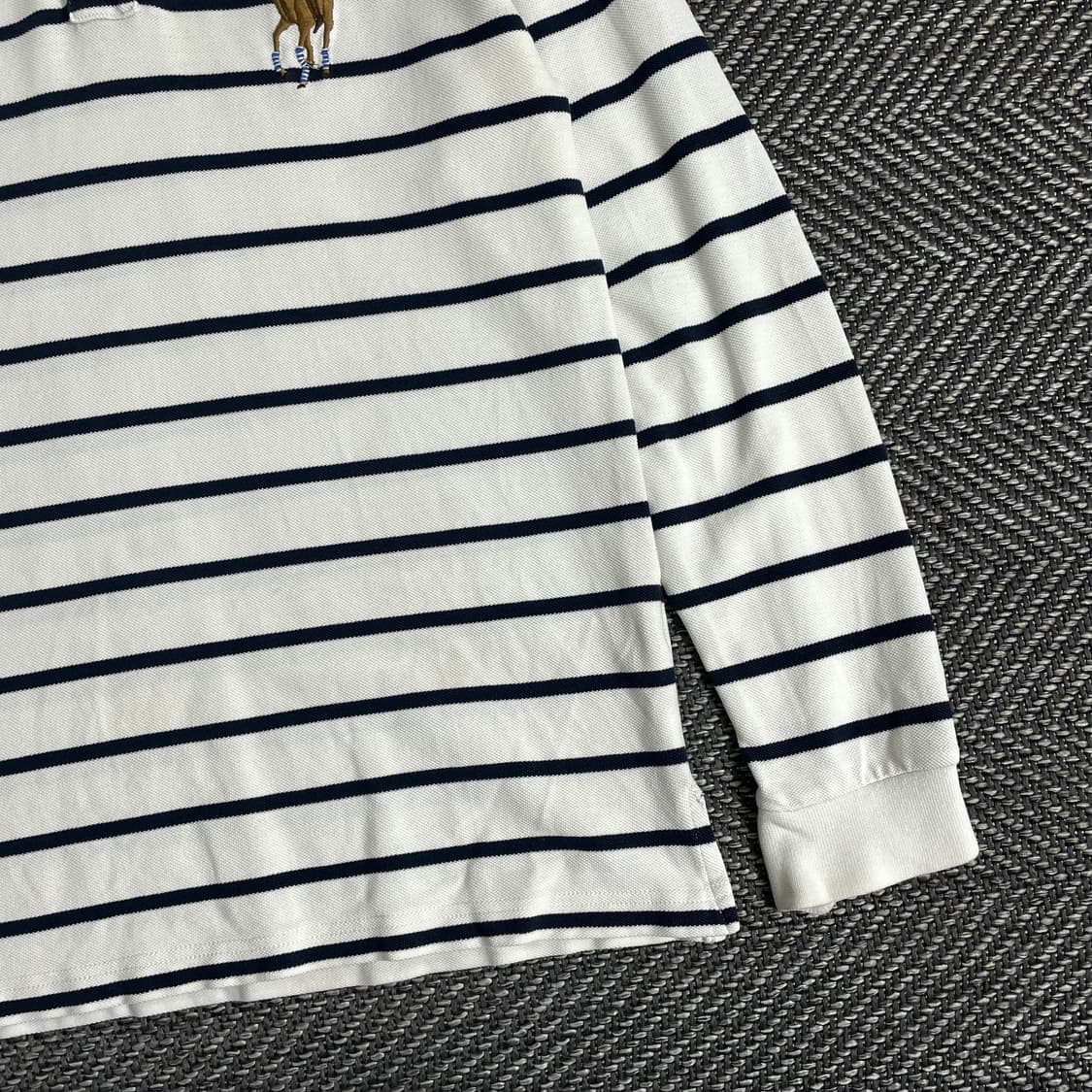 폴로 랄프로렌 빅포니 단가라 럭비 티셔츠o 2890 상품이미지2